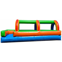 Side 1755750444 Rainbow 25 Foot Slip and Slide - Wet